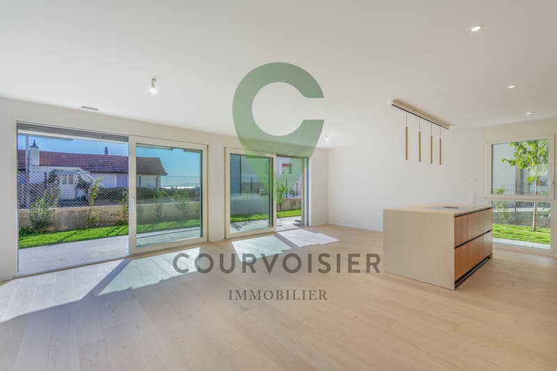 Aux portes de Lausanne - superbe 4,5 pièces neuf en rez-de-jardin (4)