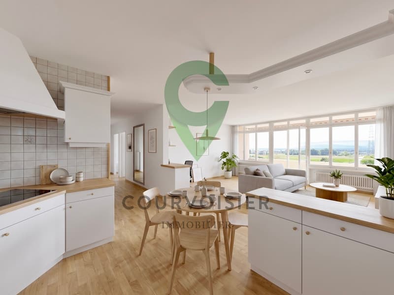 Appartement à rafraîchir avec vue dégagée à 5 minutes de Signy (1)