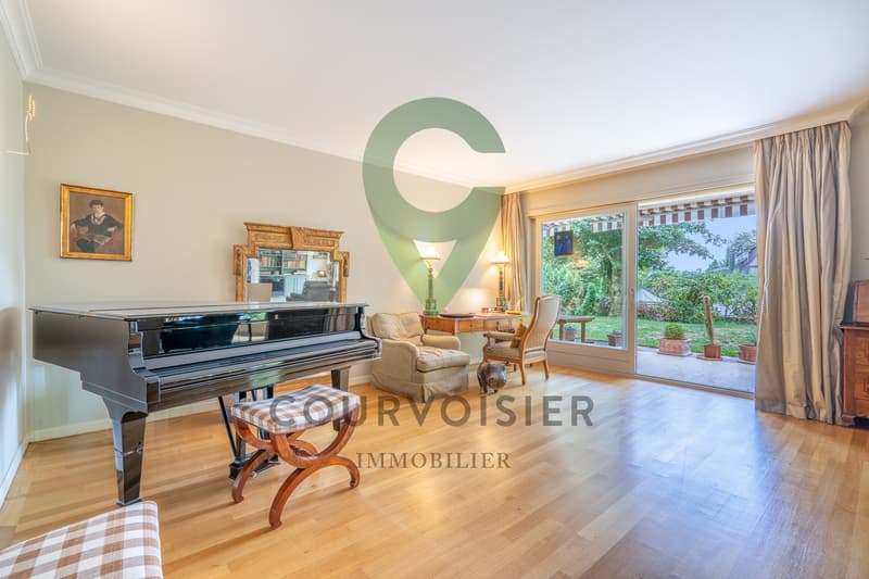 Sublime appartement de maître avec jardin au coeur de Pully (3)