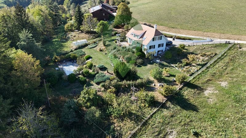 SPLENDIDE MAISON VAUDOISE AVEC VUE SUR LE LAC ET LES ALPES (11)