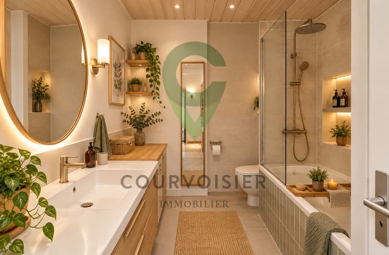 Appartement du Rez - Potentiel révélé par IA