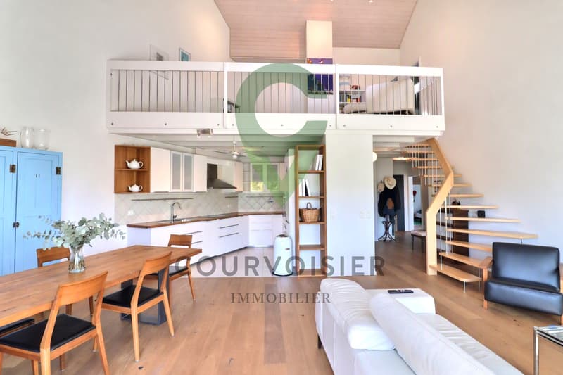 Spacieux duplex en attique avec cachet à 5 minutes de Nyon (2)