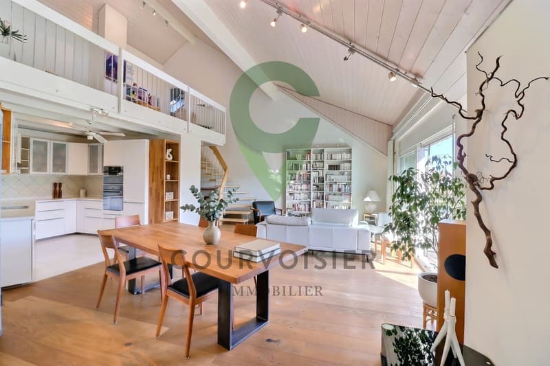 Spacieux duplex en attique avec cachet à 5 minutes de Nyon (3)