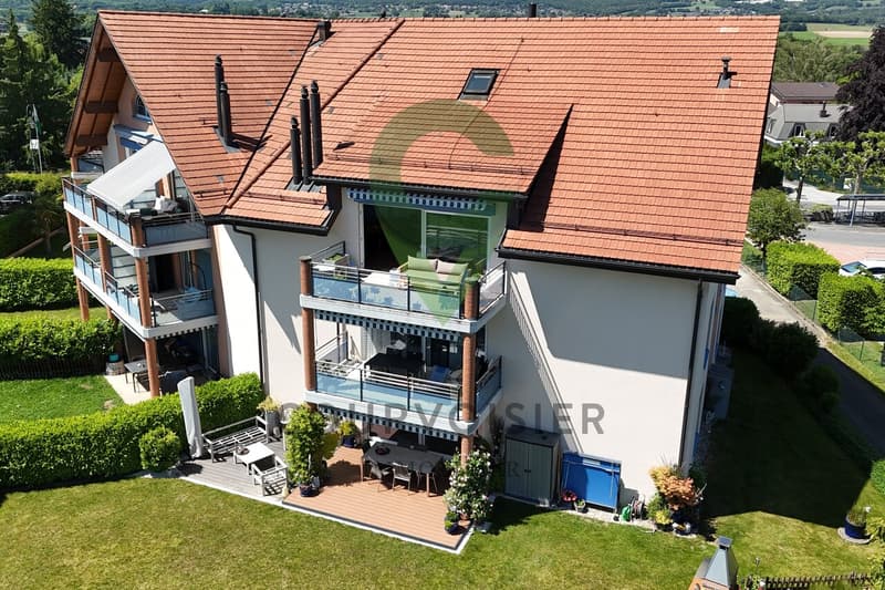 Spacieux duplex en attique avec cachet à 5 minutes de Nyon (13)