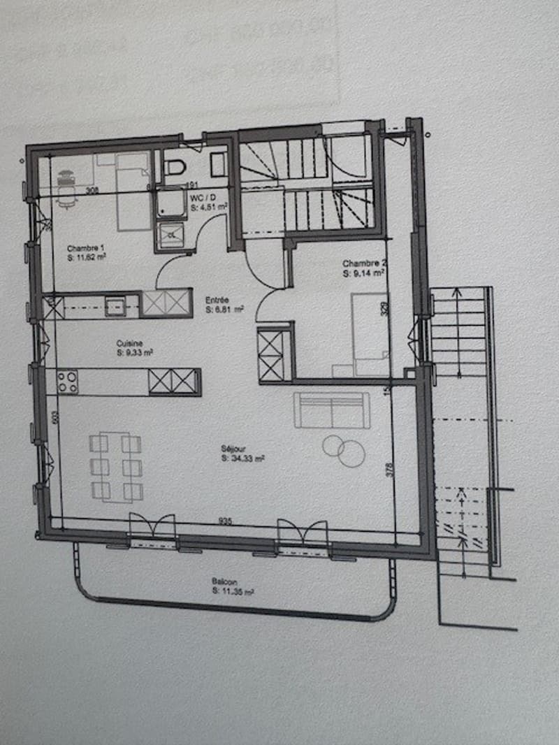 YVERDON 3,5-Zimmer-Wohnung renoviert mit privatem Garten (6)