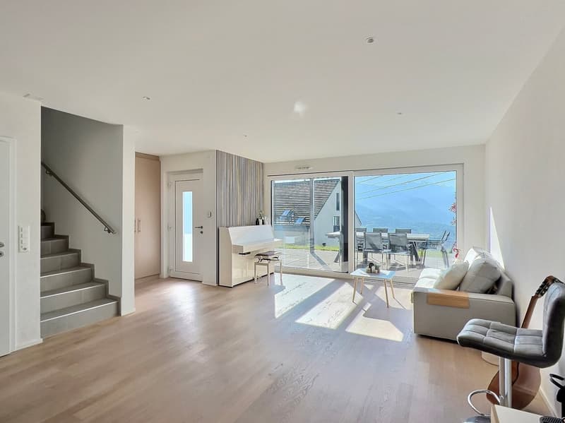 Magnifique maison jumelle moderne à Jongny avec vue panoramique (3)