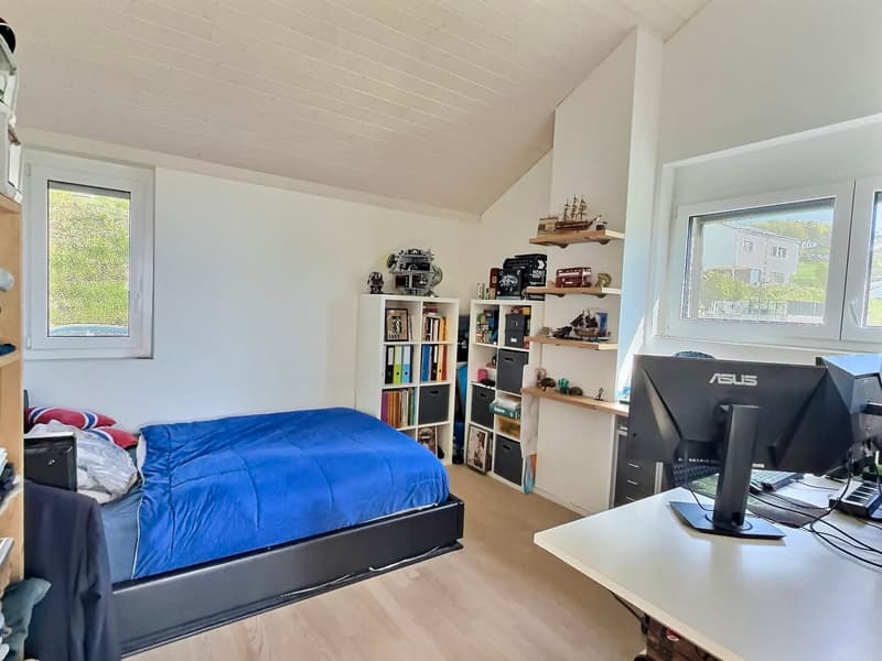 Magnifique maison jumelle moderne à Jongny avec vue panoramique (6)