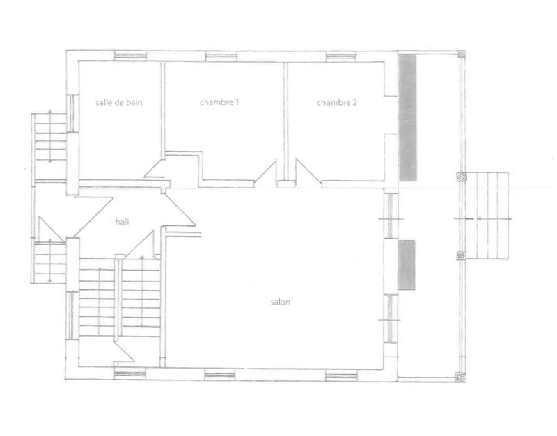 Charmanter 3-Zimmer-Wohnung in einem alten Gebäude - privater Garten (3)