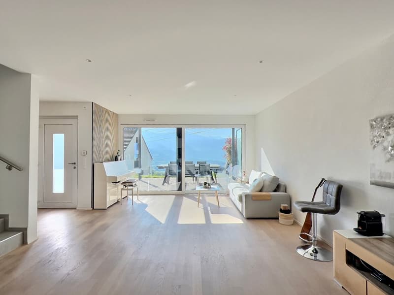 Magnifique maison jumelle moderne à Jongny avec vue panoramique (4)