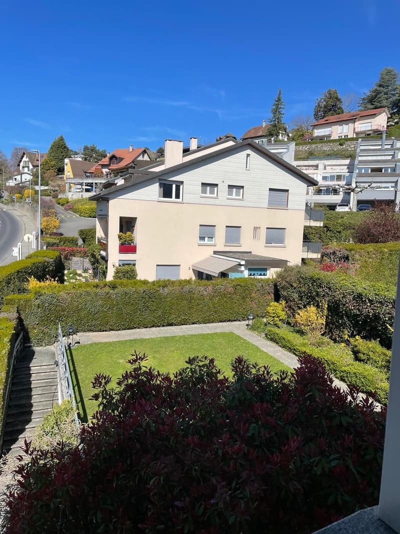 LUTRY - Charmant attique de 2.5 pièces plus combles avec vue et balcon (8)