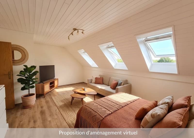 Spacieux duplex traversant - Locataire en place et revenu immédiat (9)