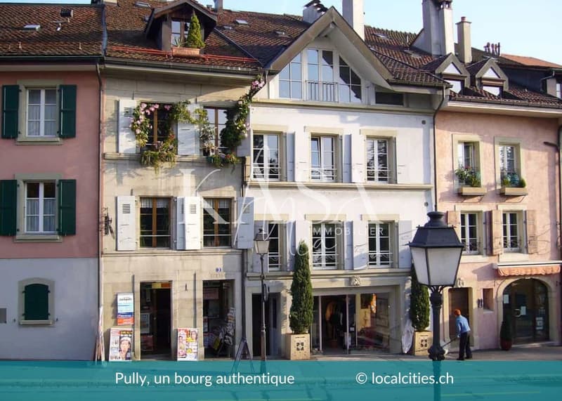 Pully, un bourg authentique