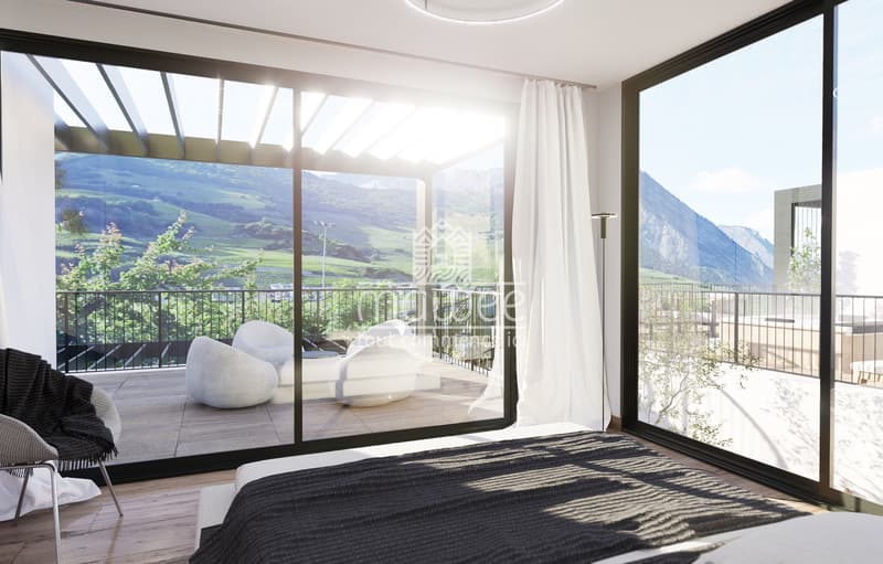 New contemporary villa in Saillon - A preserved living environment (2)