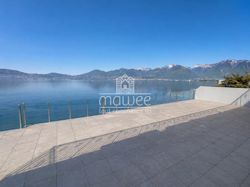 New apartment with private access to the lake and 90 m² terrace (1)
