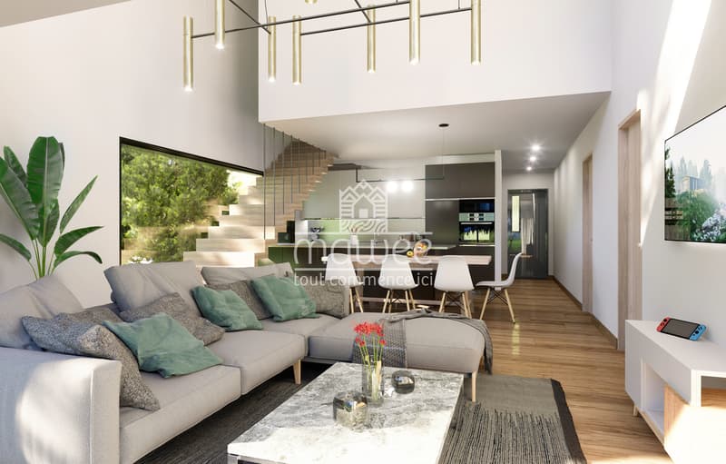 New contemporary villa in Saillon - A preserved living environment (5)