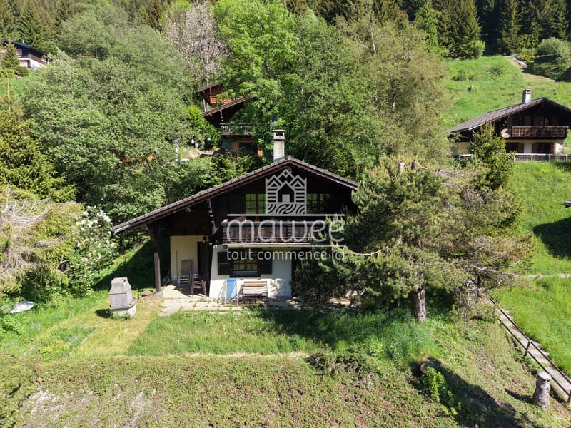 Charming 4.5-room chalet, ideal for a secondary residence. (1)