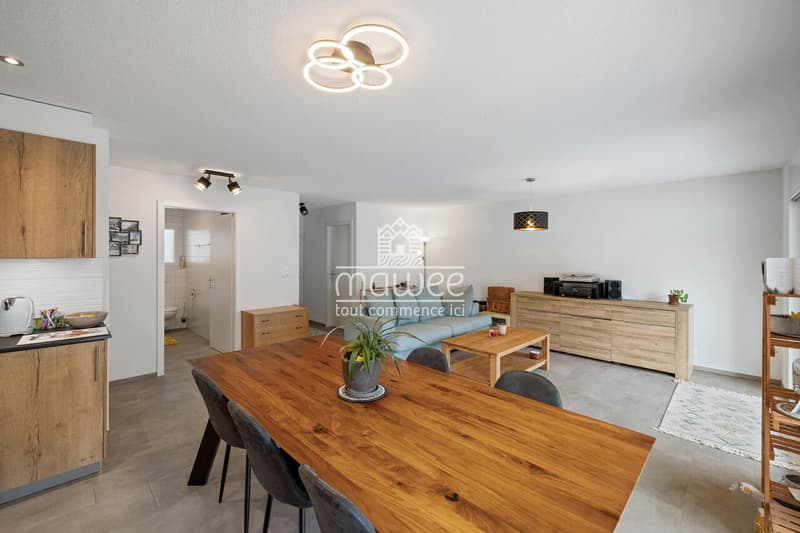 Charmant 3,5 pièces avec terrasse, jardin et deux places de parc (8)