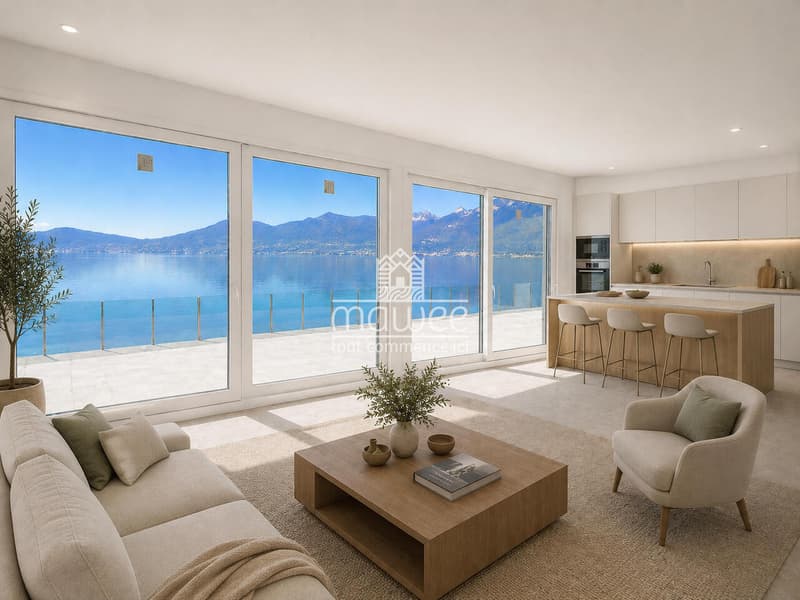 Neue Wohnung mit privatem Zugang zum See und 90 m² Terrasse (5)
