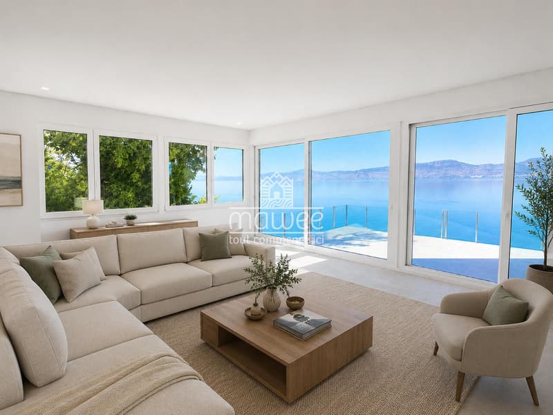 Neue Wohnung mit privatem Zugang zum See und 90 m² Terrasse (3)