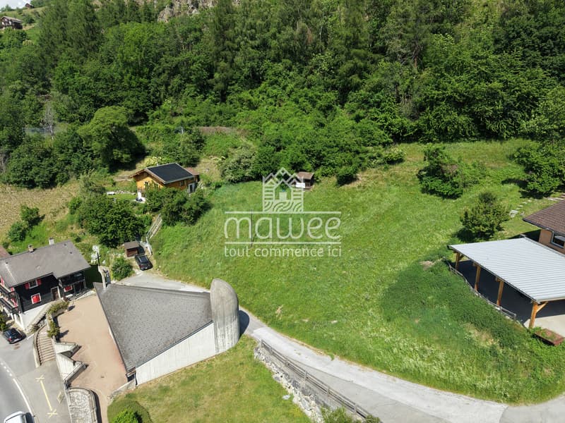 Bauplatz von 1682 m2 mit gültiger Baugenehmigung für 3 Chalets (5)