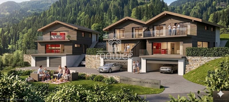 Bauplatz von 1682 m2 mit gültiger Baugenehmigung für 3 Chalets (1)