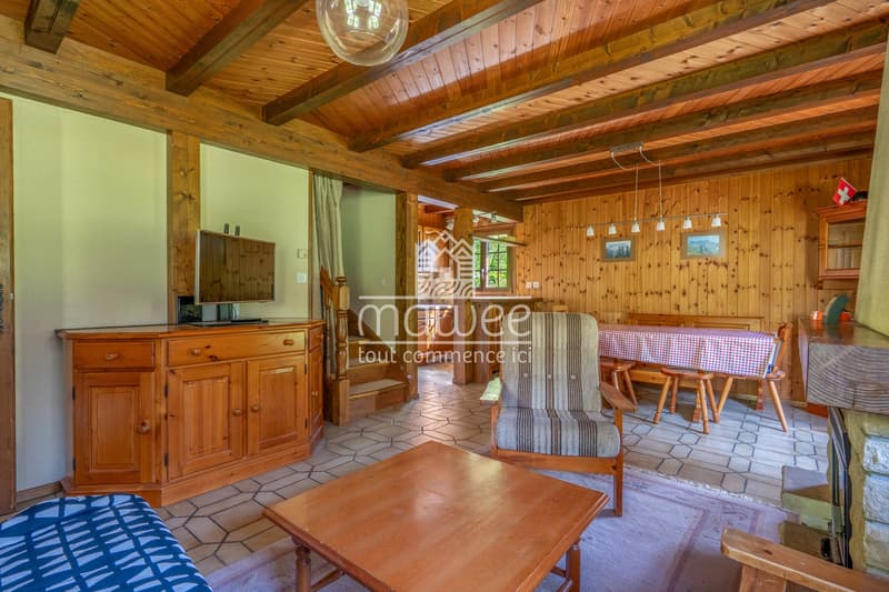 Charmanter Chalet mit 4,5 Zimmern, ideal für eine Zweitwohnung. (4)