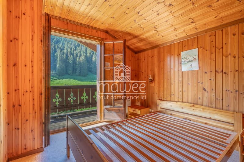 Charmanter Chalet mit 4,5 Zimmern, ideal für eine Zweitwohnung. (6)