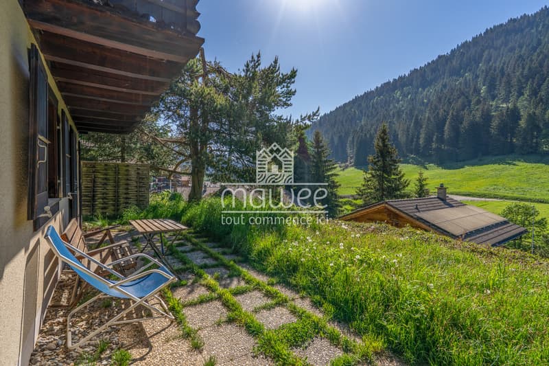 Charmanter Chalet mit 4,5 Zimmern, ideal für eine Zweitwohnung. (10)