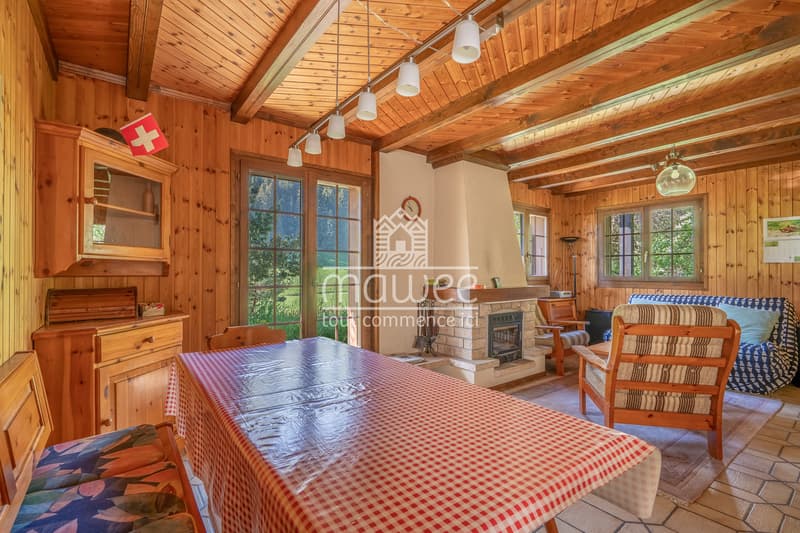Charmanter Chalet mit 4,5 Zimmern, ideal für eine Zweitwohnung. (2)