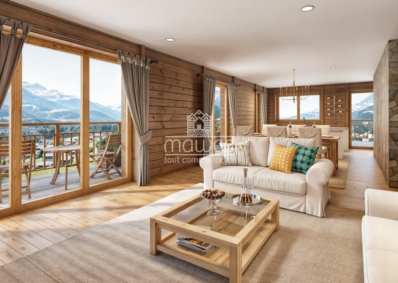 Chalet individuel neuf avec grand balcon et vue dégagée ! (6)