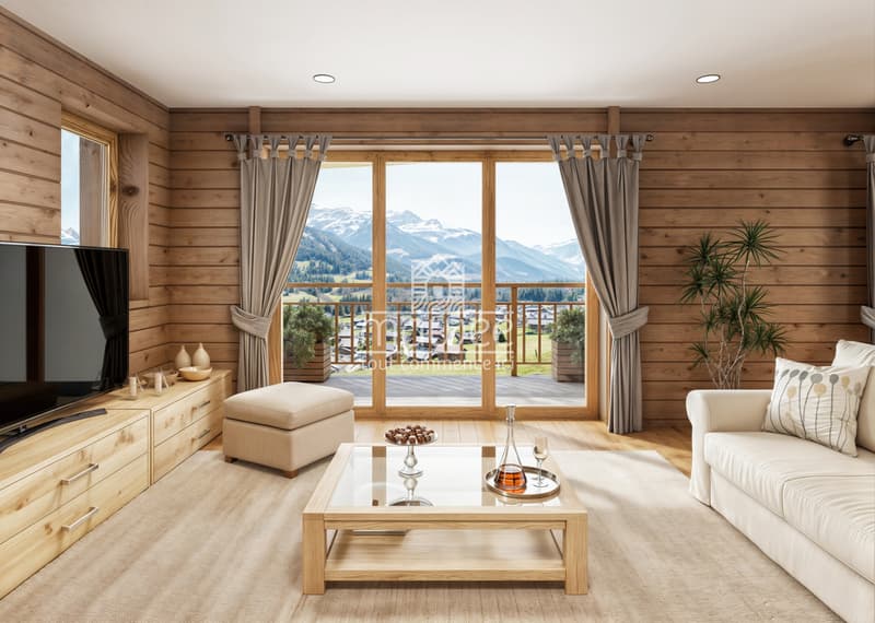 Chalet individuel neuf avec grand balcon et vue dégagée ! (7)
