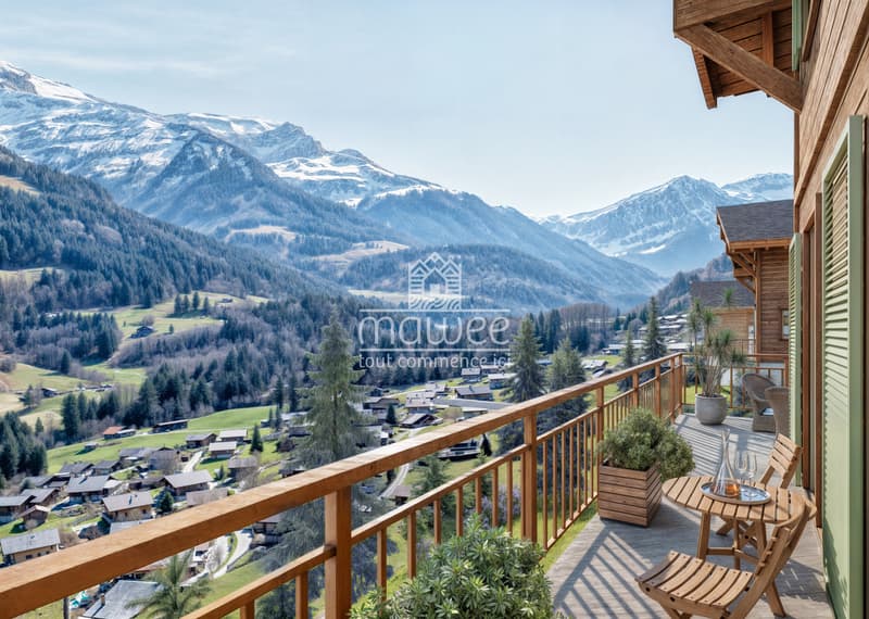 Chalet individuel neuf avec grand balcon et vue dégagée ! (4)