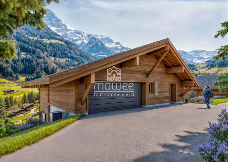 Volumes généreux et finitions soignées dans ce chalet neuf ! (7)