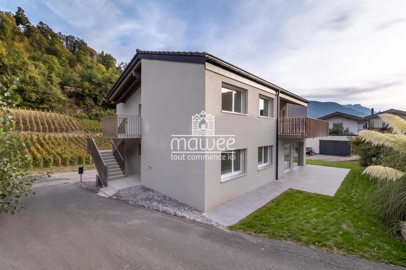 4.5 pièces neuf - Intimité, terrasse et jardin ! (2)