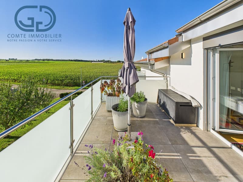 Superb 5.5-room attic apartment with large terrace (13)