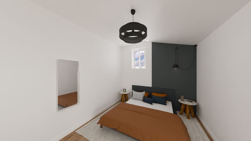 Attic apartment with 4.5 rooms, renovated, with 2 terraces (3)
