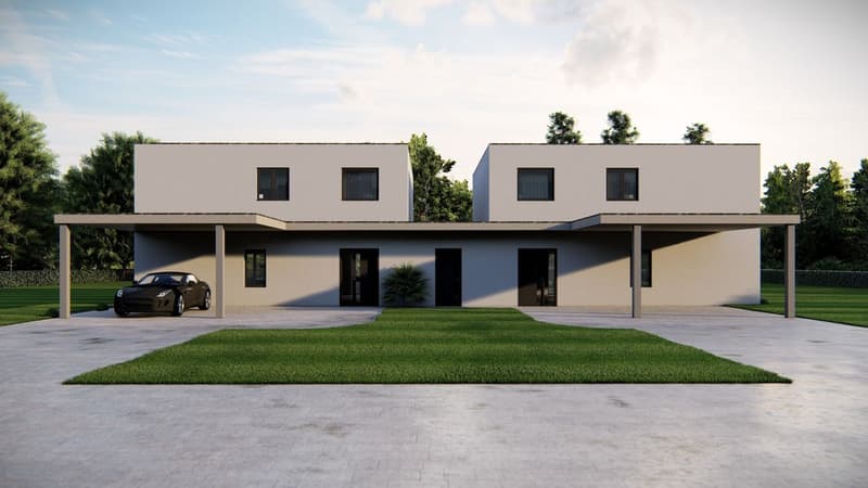 Villa bifamiliare nuova nel centro di Courtedoux (2)