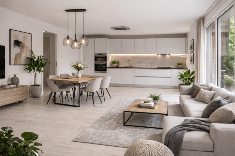 Modernes 3,5-Zimmer-Wohnung mit 40 m2 Hobbyraum (1)