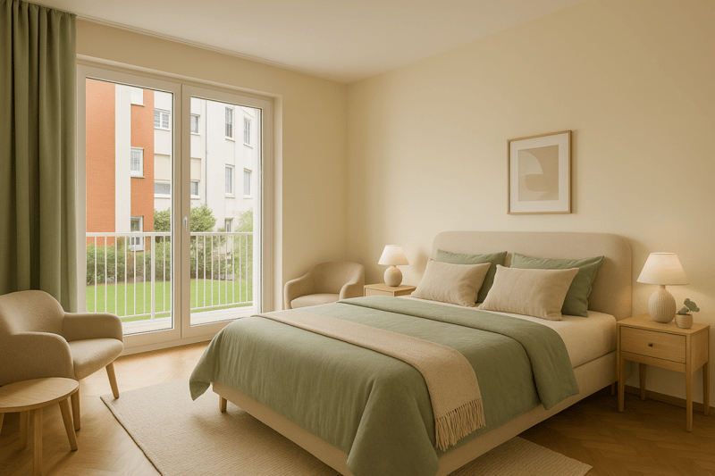 Cozy 3.5-room apartment with pool, just steps from the lake (5)