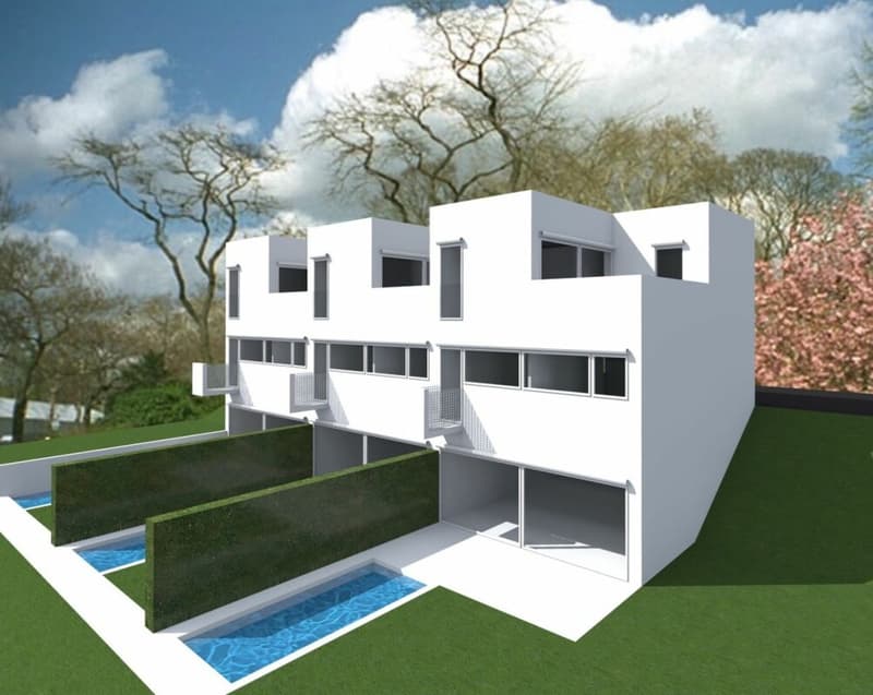Nuovo progetto di tre ville - vivere nel verde a pochi minuti dalla città (1)