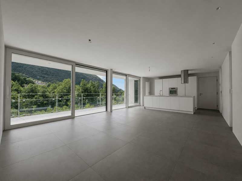 Appartamento con terrazza e splendida vista su Lugano e le montagne (2)