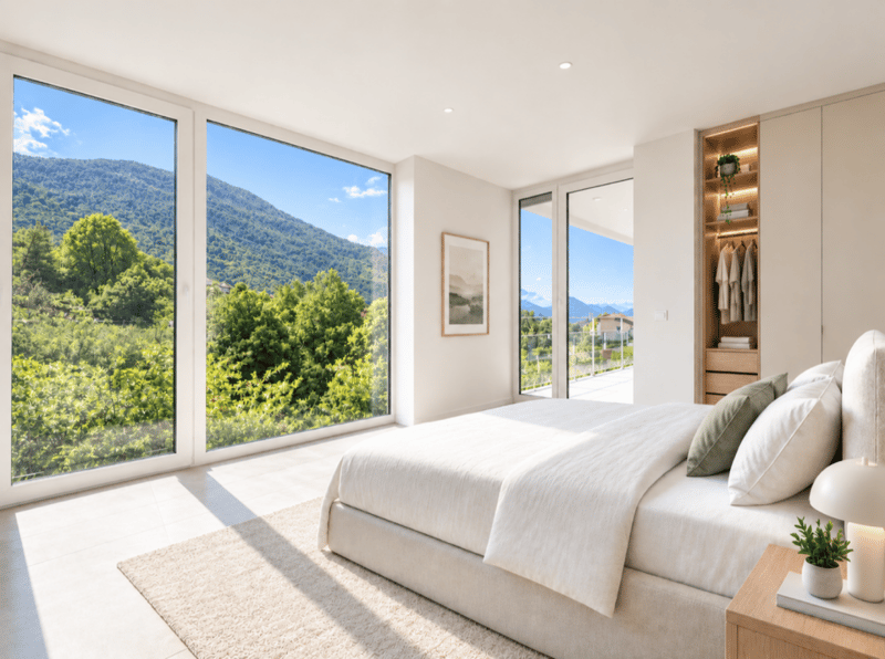 Appartamento con terrazza e splendida vista su Lugano e le montagne (6)