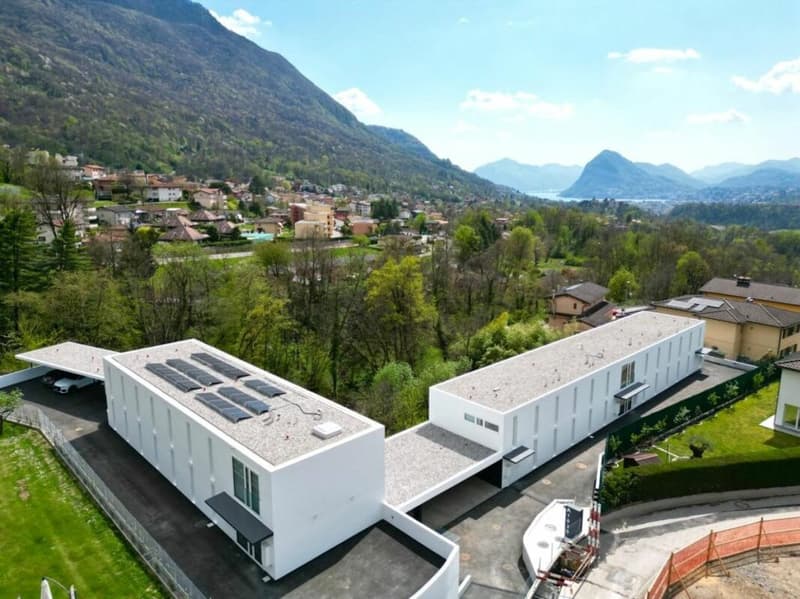 Appartamento con terrazza e splendida vista su Lugano e le montagne (7)
