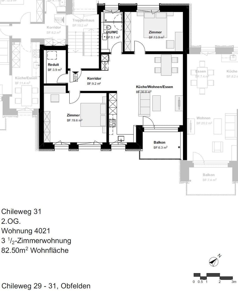 Appartamento moderno 3.5 locali in affitto a Obfelden! (9)