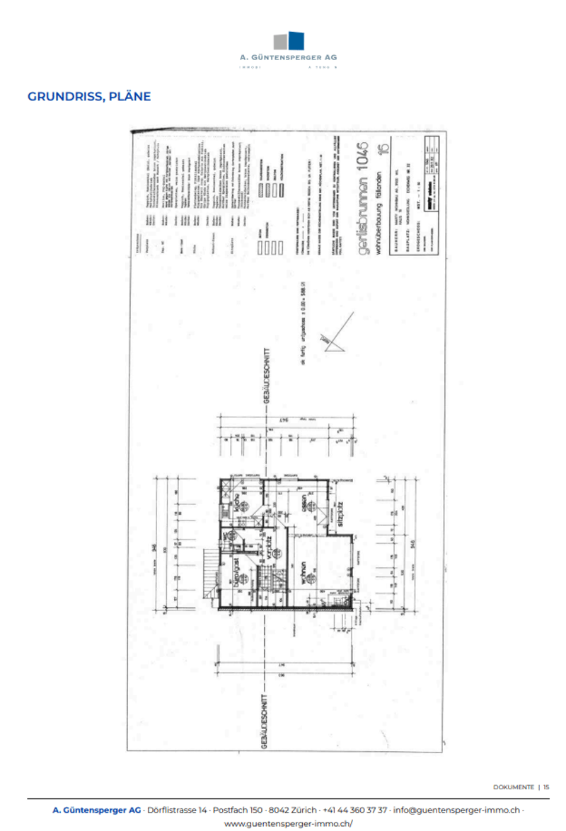 Ground floor plan indicating living room, bedroom, bathroom, kitchen, balcony, and raised ground floor