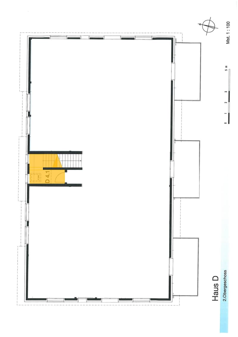 Grundriss Wohnungszugang TH - 2.OG