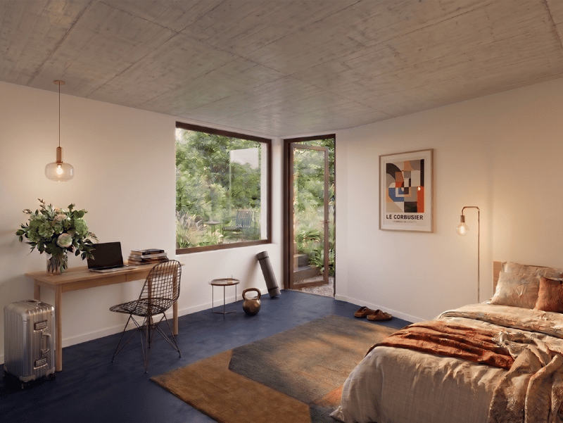Moderne 1.5-Zimmer-Neubauwohnung mit Garten in Zürich-Affoltern (3)