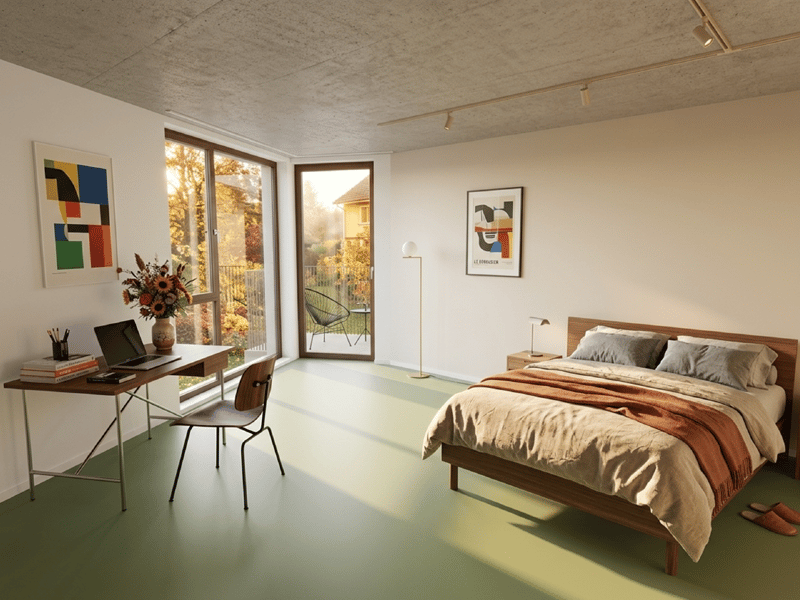 Moderne 1.5-Zimmer-Neubauwohnung mit grosser Terrasse in Zürich-Affoltern (2)