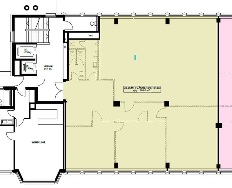 Grundriss B 42B für Inserat