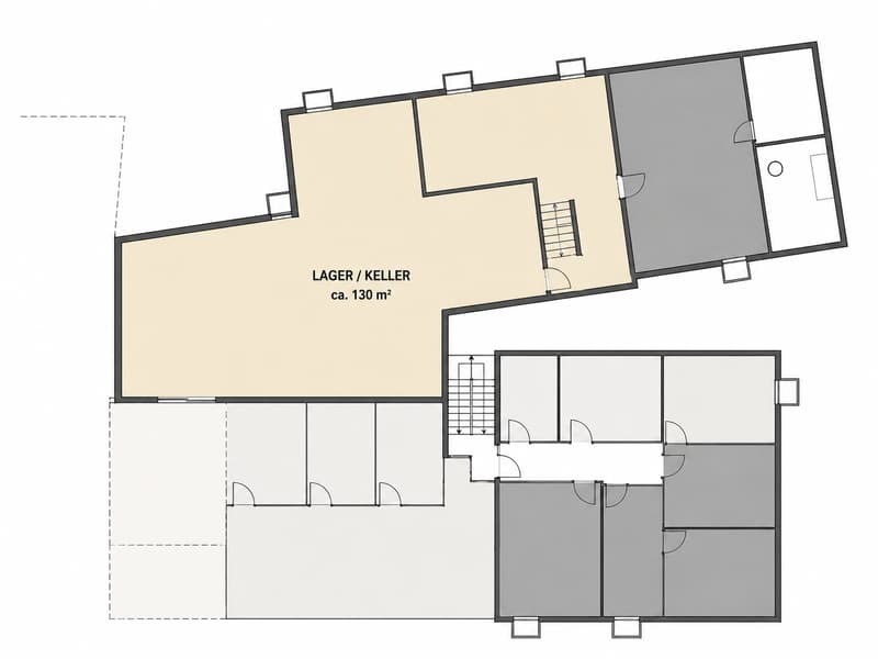 Grosszügige Lagerfläche / Keller / Garagenplätze (4)